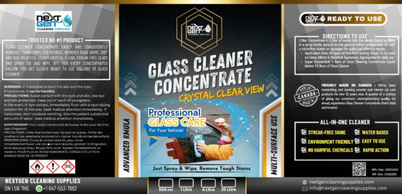 Glass Cleaner Concentrate